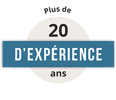 20 ans d'expérience